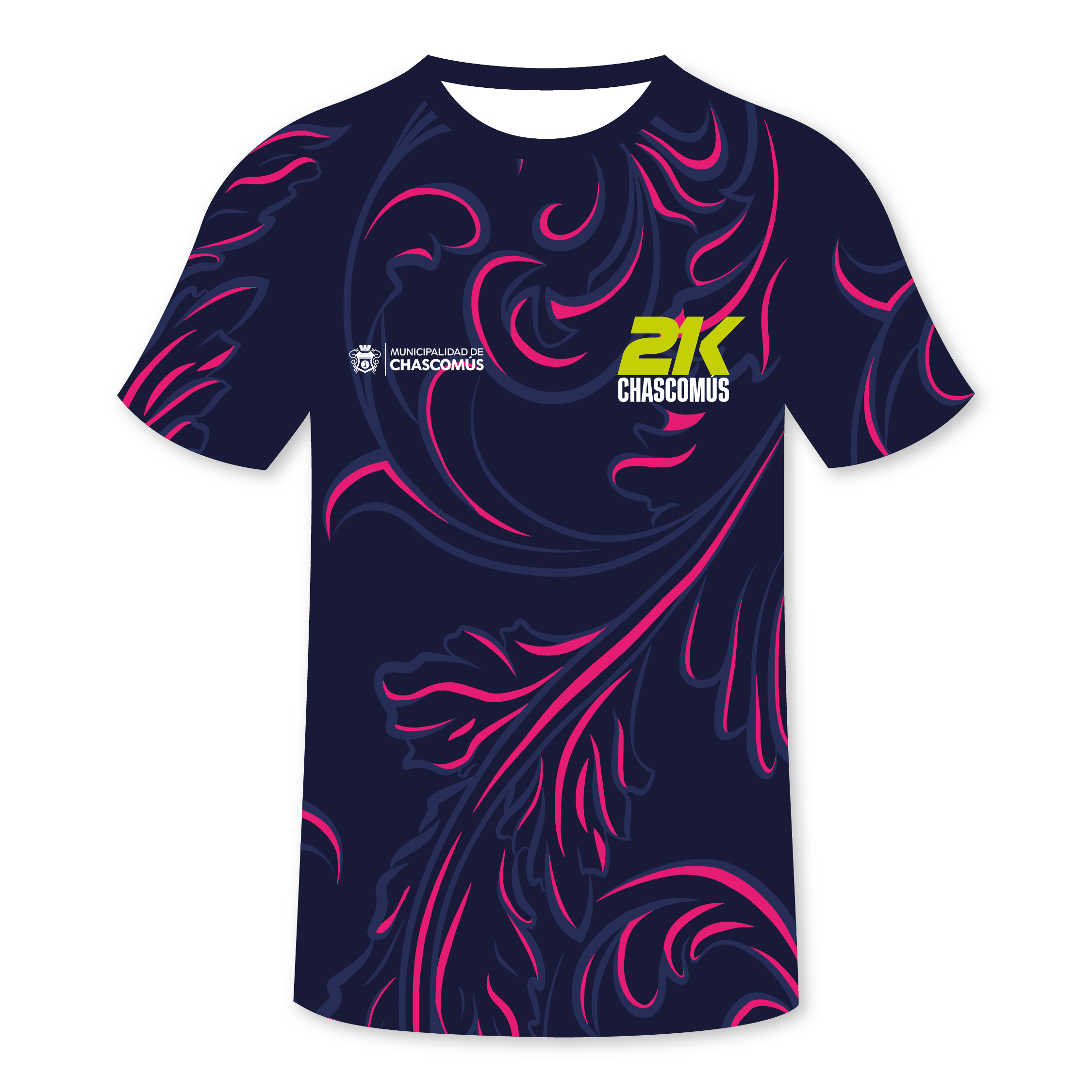 Remera oficial del 21K Chascomús